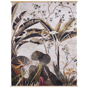 XL Palm hanging print natural 192cm