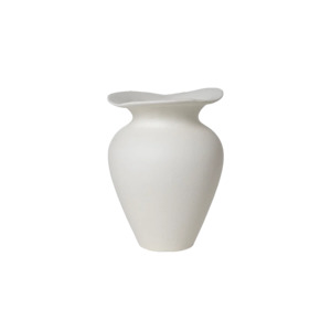 Broste Florentina vase off-white 22cm