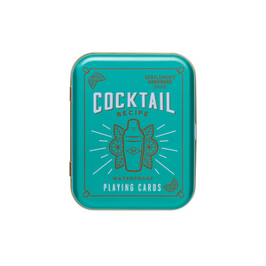 Cocktail recipe waterproof playing cards