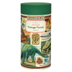 1000-piece vintage jigsaw puzzle dinosaurs