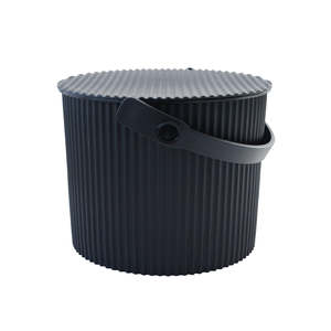 Super bucket 8 litres black medium