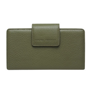 Ruins leather wallet khaki