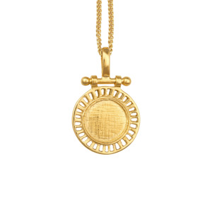 Temple of the Sun Solar necklace gold