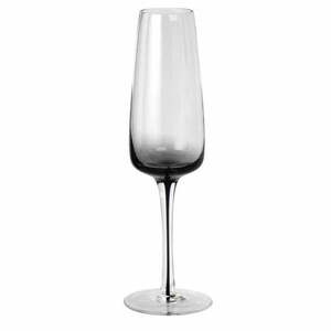 Broste champagne glass smoke grey