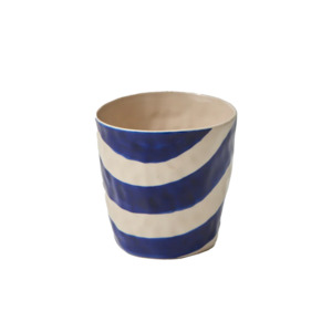 Kitchen: Cabana stripe tumbler blue