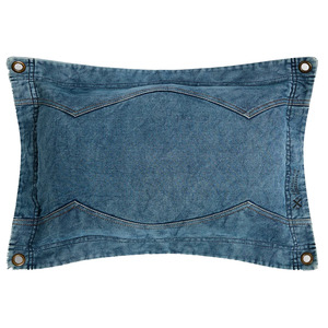 Living: Pony Rider Outlander cushion cover 35 x 55cm denim