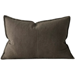 Cushions: Como linen cushion cover 40 x 60cm spruce