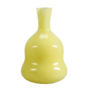 Vases Planters: Amelia glass vase yellow 30cm