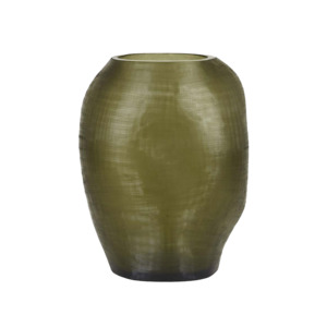 Globewest medium Boden form vase 27cm olive