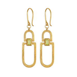 Temple of the Sun Vault earrings gold