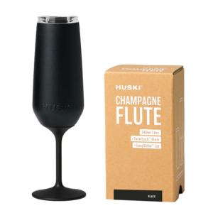 Outdoors: Huski champagne flute black 240ml