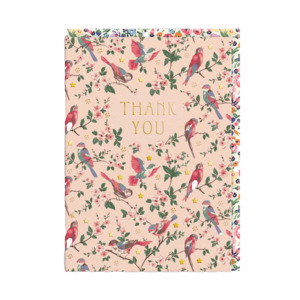 Cath Kidston garden birds thank you card