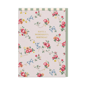 Stationery: Cath Kidston birthday bows and roses card