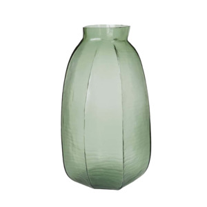Vases Planters: Globewest Boden ridge vase marine 39cm