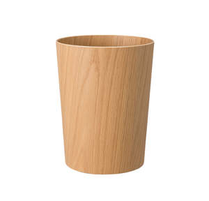 Bathroom Body: Oku oak veneer bin 30cm natural