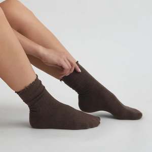 Cotton cashmere socks cocoa