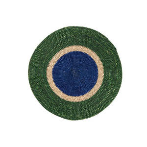 Dining: Pinto placemat spirulina cobalt