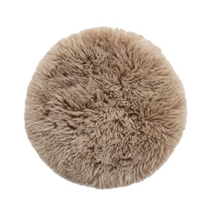 NZ long wool sheepskin seat cover round