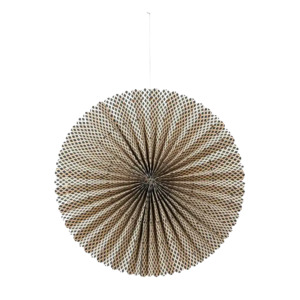 Broste hanging rosette deco 43cm forest green