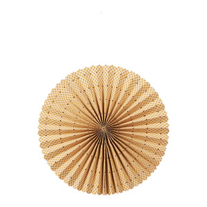 Broste hanging rosette deco 43cm gold