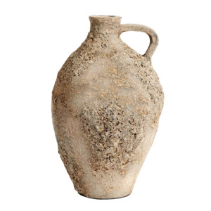 Muubs rustic trace terracotta jug 42cm