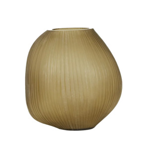 Vases Planters: Globewest Boden large urchin vase amber 29cm