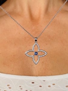 Products: Ixora Flower with Sapphire