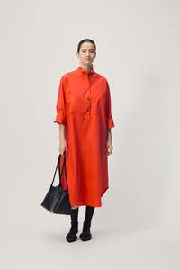 All 1: Carmen Shirt Dress AW26 Lipstick Red
