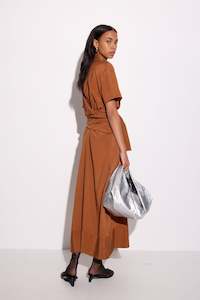 Ss24: Gera Dress Burnt Orange