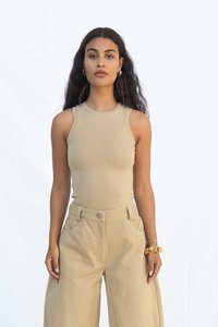 Archive Ss24: Aya Tank Flax