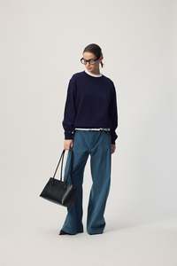 Faron Cashmere Jumper AW26 Dark Purple