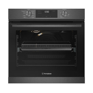 Products: Westinghouse 60cm Dark S/Steel 8 Function Built-in Oven with Air Fry