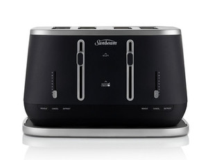 Products: Sunbeam Black Kyoto 4 Slice Toaster