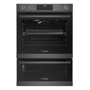 Westinghouse 60cm Dark S/Steel 8/5 Function Duo Built-in Oven