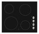 Award 60cm Black 4 Zone Ceramic Cooktop