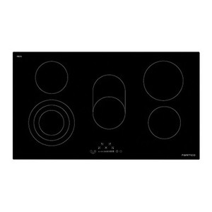 Products: Parmco 90cm Black 5 Zone Ceramic Cooktop