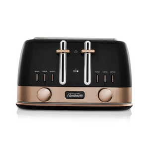 Sunbeam New York 4 Slice Toaster - Black Bronze