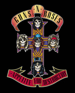Guns N Roses Plaque Glass
