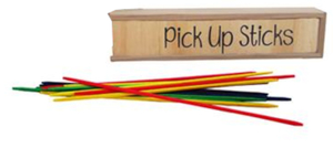 Vintage Wooden Pick-Up Sticks