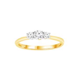 Diamond Rings: Lab-Grown Diamond Trilogy Ring