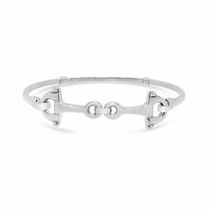 Equestrian Themed Jewellery: Medium Adults Snaffle Bit Bangle