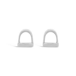 Equestrian Themed Jewellery: Stirrup Stud Earrings