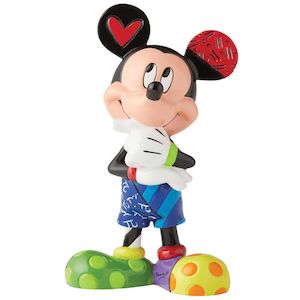 Disney By Britto: Disney By Britto Medium Thinking Mickey Mouse