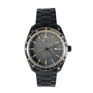 Jag Watches: JAG 'Lonsdale' Gents Black with Gold