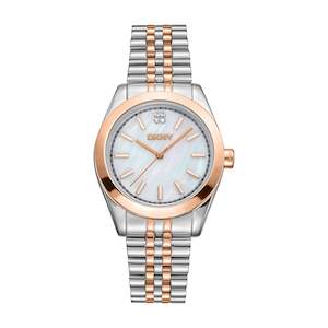 Ladies Watches: DKNY Steel & Rose Gold Two-Tone Watch