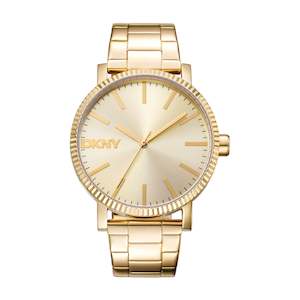 Ladies Watches: DKNY Maxi Gold Watch