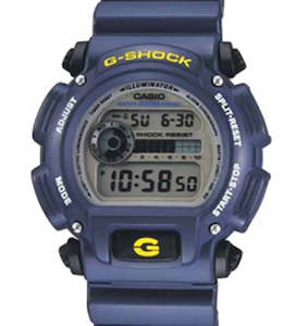 Casio G Shock: Blue G-Shock Digital Watch