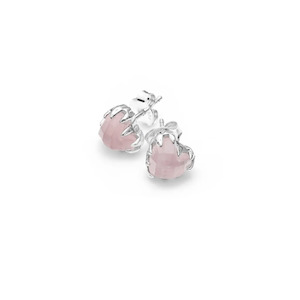 SGC Love Claw Rose Quartz Earrings