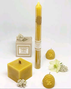 Pure Beeswax Candle - Round Taper - Tall