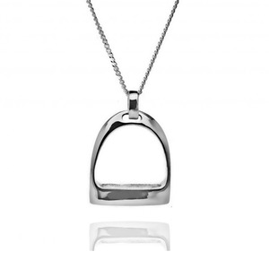 Products: Medium Stirrup Pendant & Chain - Grieve Diamond Jeweller